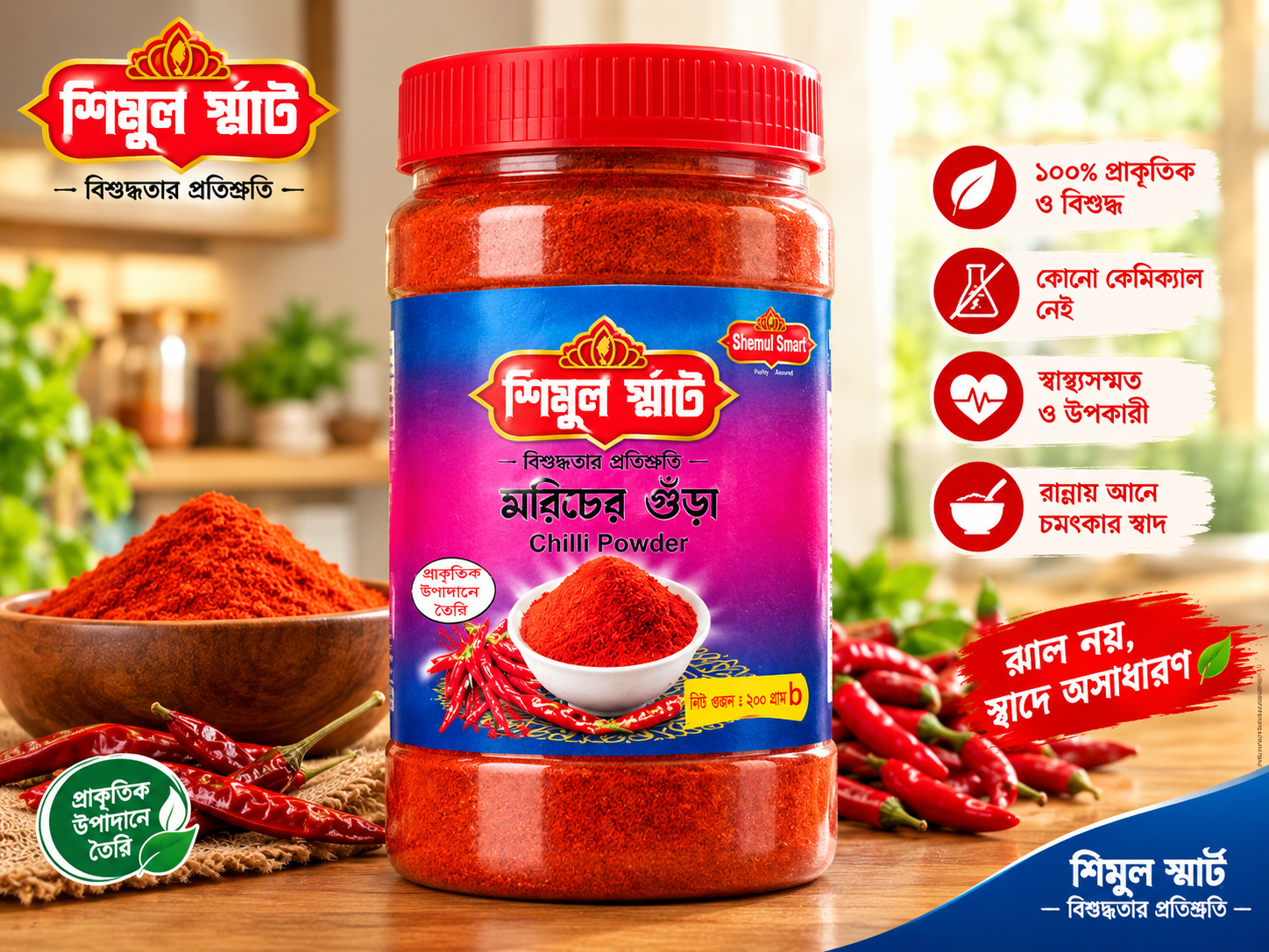 শিমুল স্মার্ট মরিচের গুঁড়া
