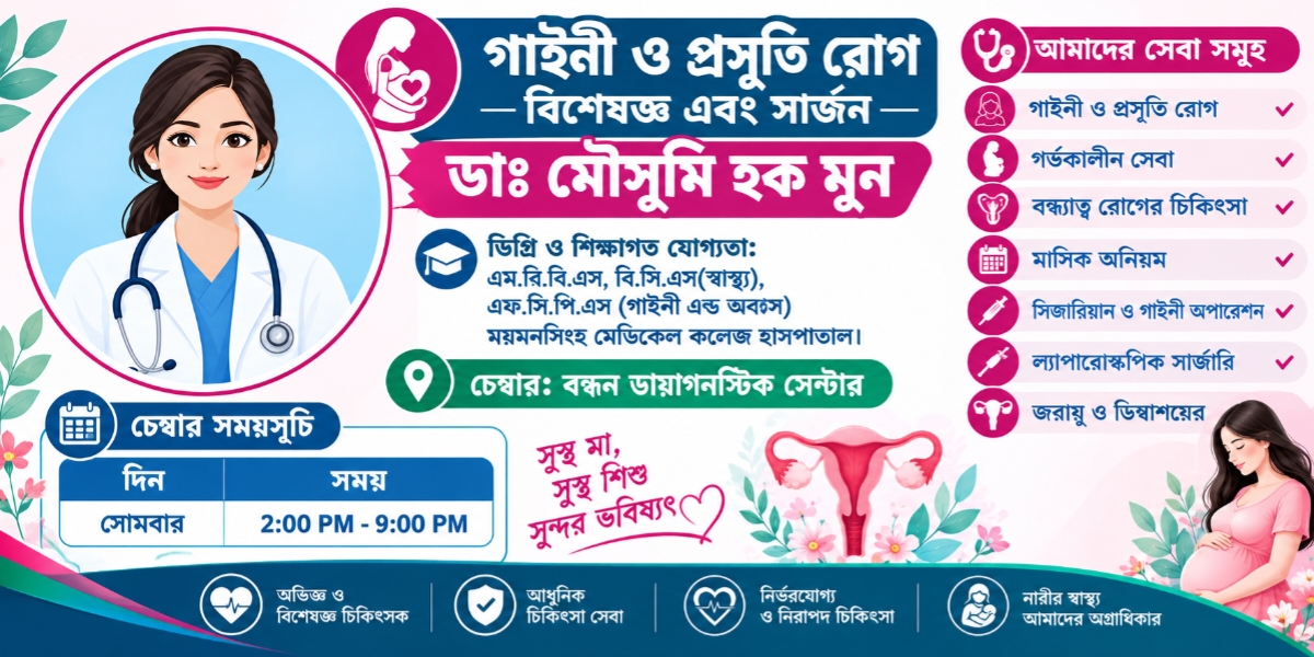 গাইনী বিশেষজ্ঞ ও সার্জন