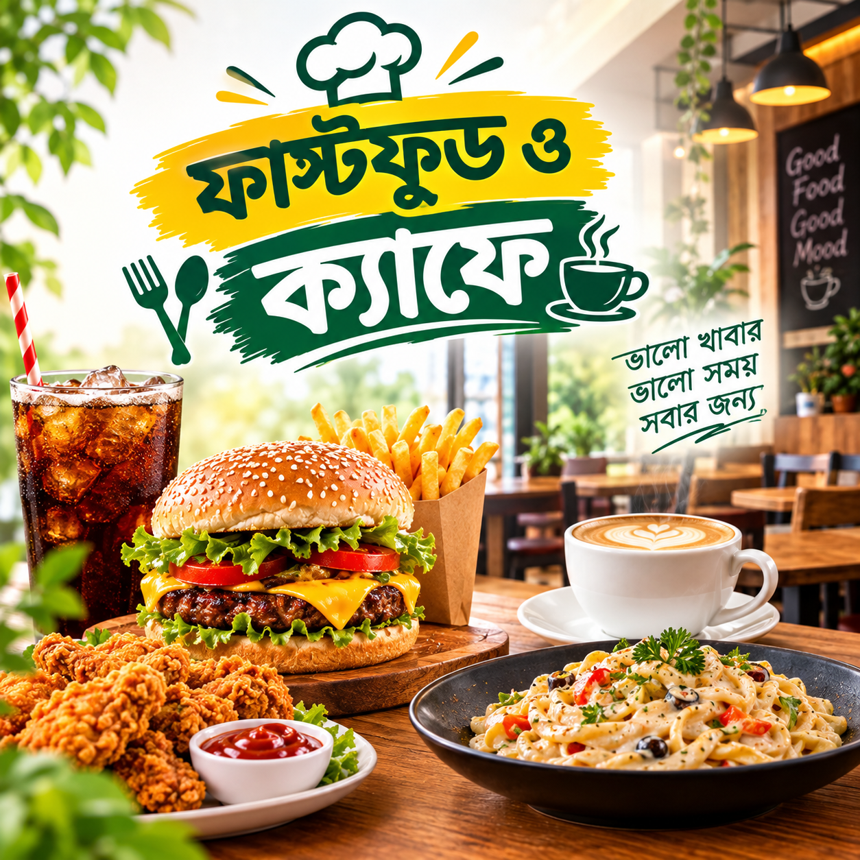 ফাস্টফুড ও ক্যাফে