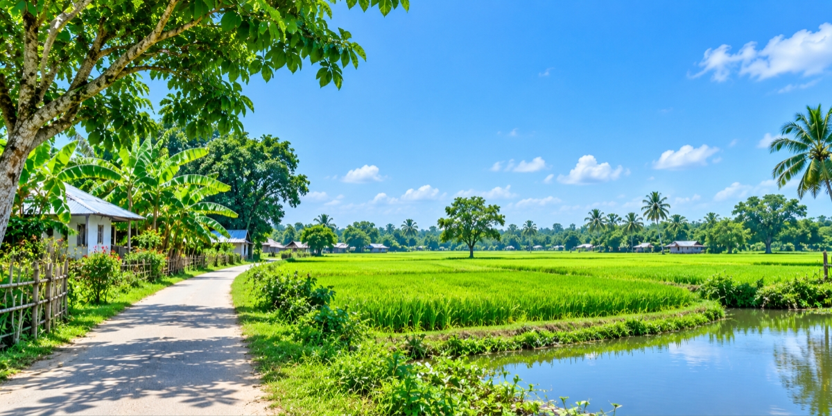 দূপুরের পরিষ্কার আবহাওয়া