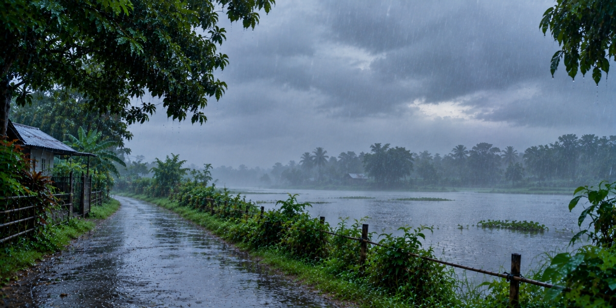 বৃষ্টি বিকেলের আবহাওয়া