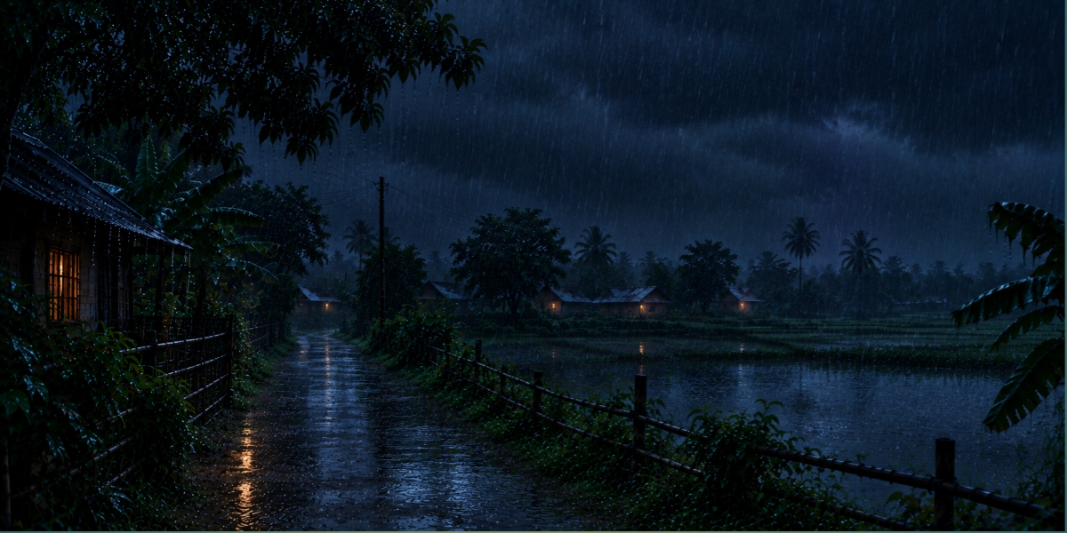 বৃষ্টি ভোরের আবহাওয়া
