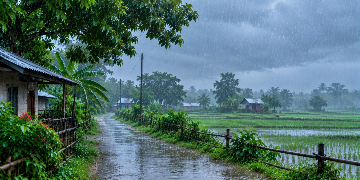 বৃষ্টি দুপুরের আবহাওয়া