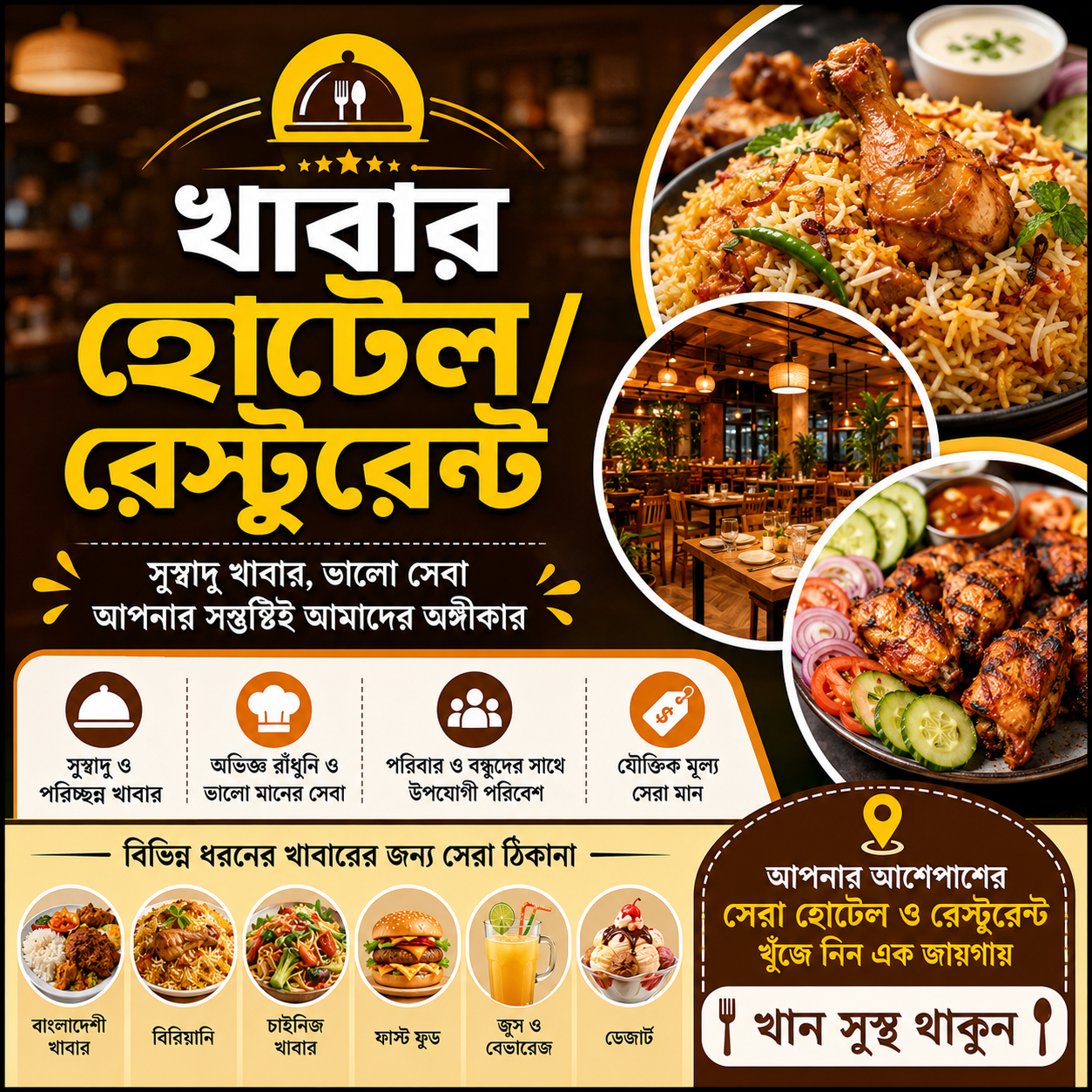 খাবার হোটেল/রেস্টুরেন্ট/ক্যাফে